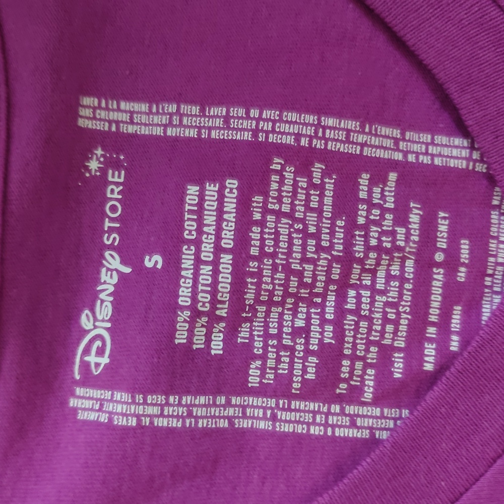 Disney Store Lion King Purple Ladies Size Small Short Sleeve Tshirt NWT - Picture 2 of 4